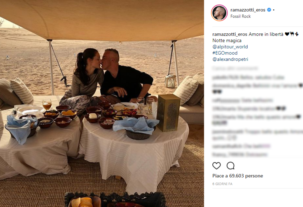 Terzo figlio in arrivo per Eros Ramazzotti?