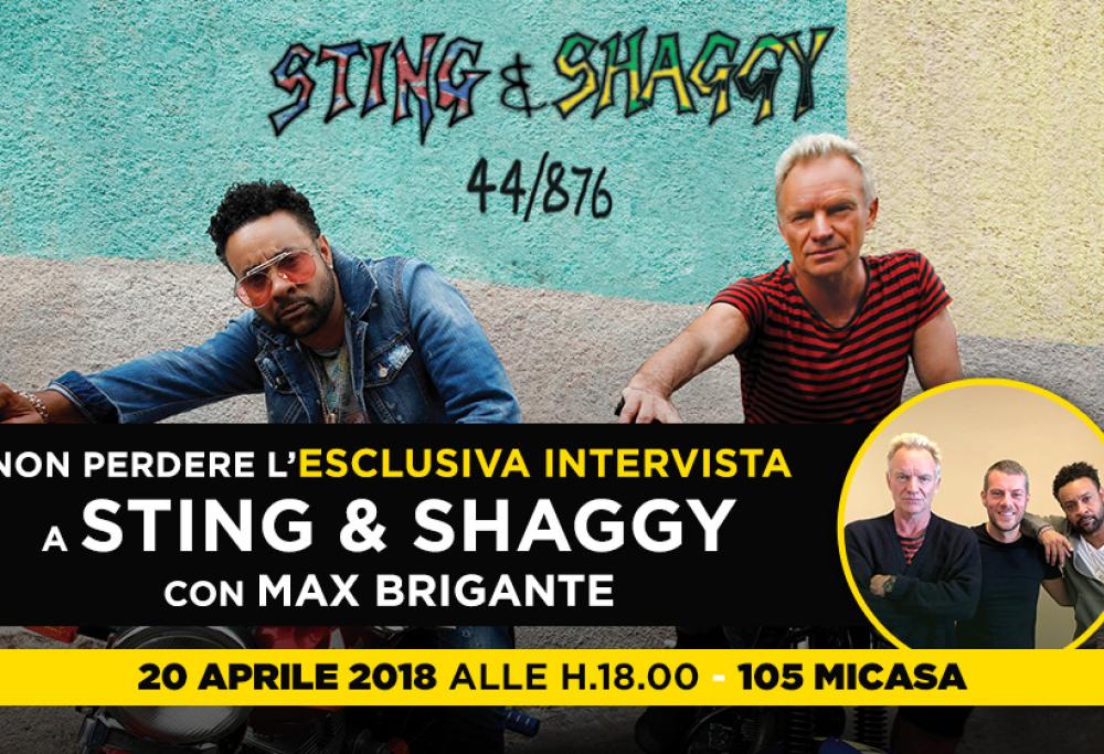 Sting e Shaggy rivelano i segreti di "44/876" in esclusiva a Radio 105