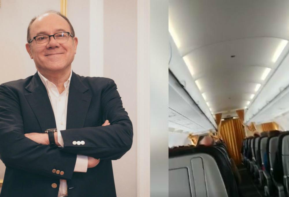 Carlo Verdone e la turbolenza in aereo: il video impazza sui social 