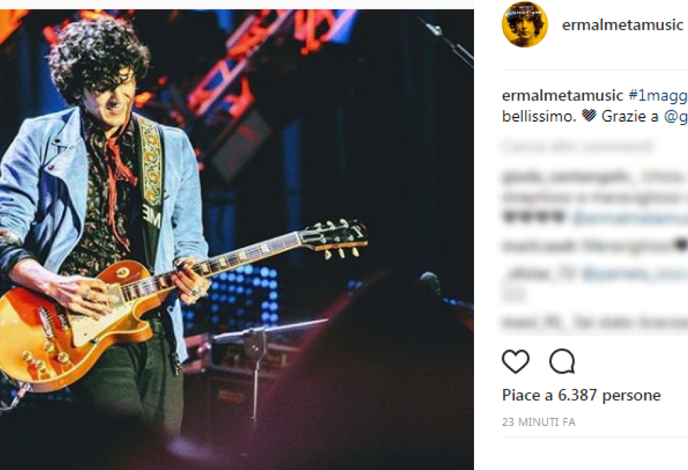 Ermal Meta sul palco del Concerto del 1° Maggio a Roma: "Bellissimo"