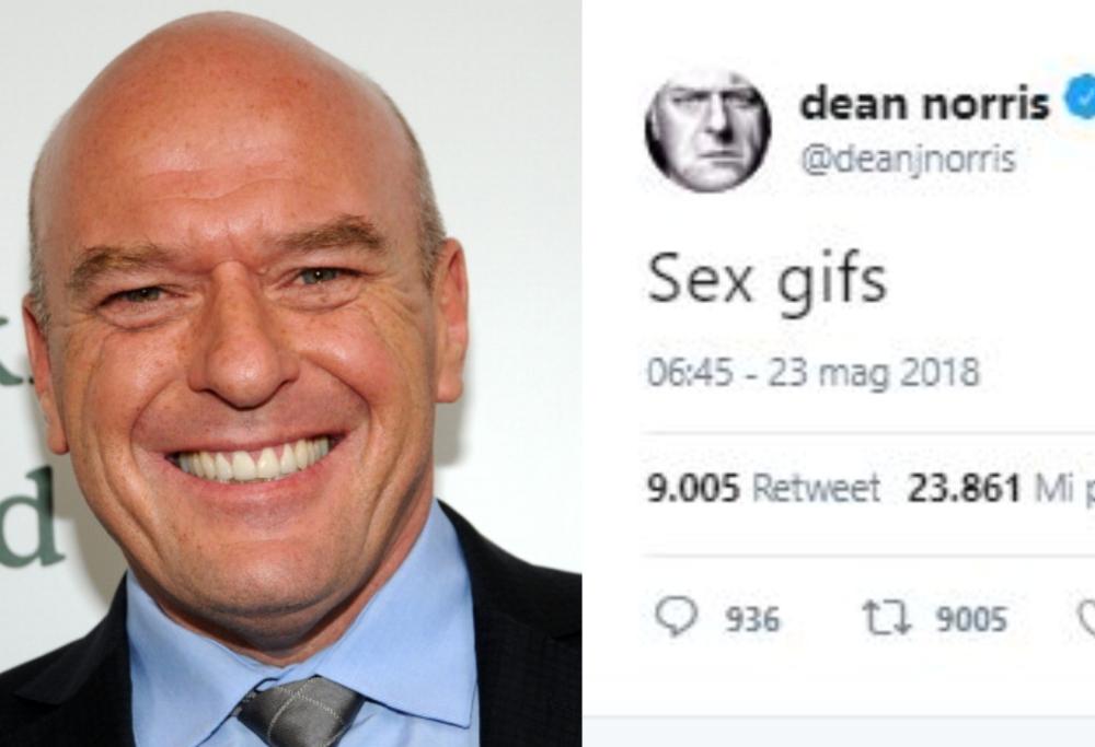 Scambia Twitter per Google. Clamorosa figuraccia per Dean Norris di “Breaking Bad”