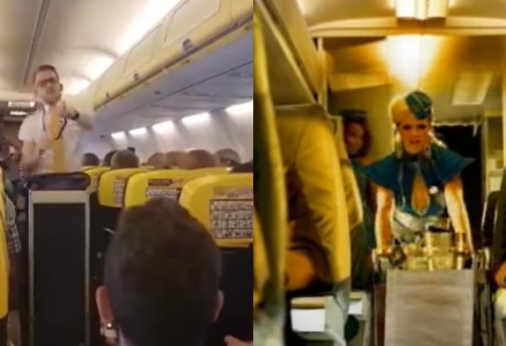 In aereo parte "Toxic" di Britney Spears, lo steward si scatena in una danza sfrenata. Guarda il video
