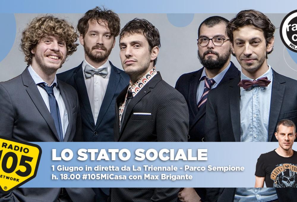 RadioCity Milano 2018: Lo Stato Sociale in diretta a 105 Mi Casa