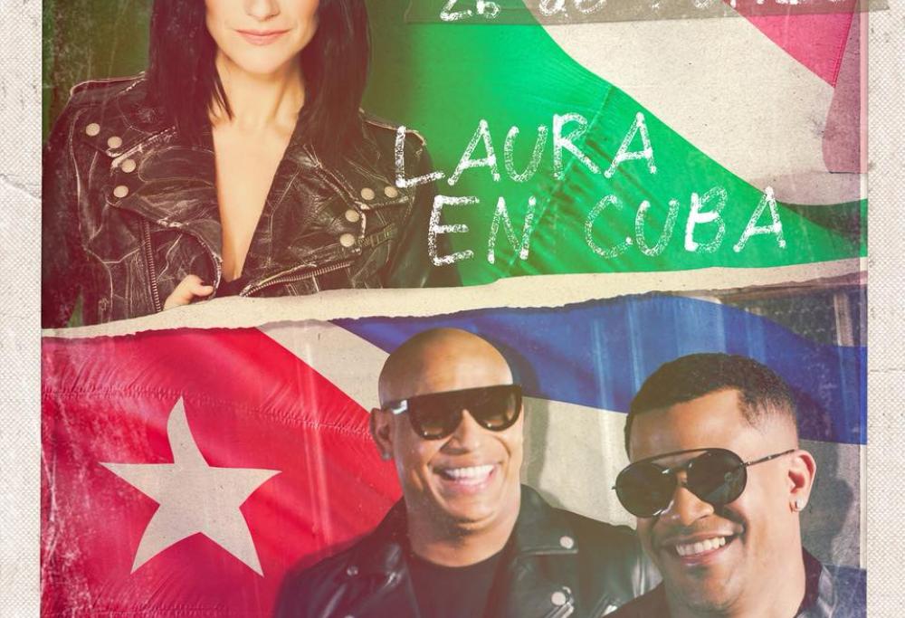 Laura Pausini in concerto a Cuba con Gente de Zona