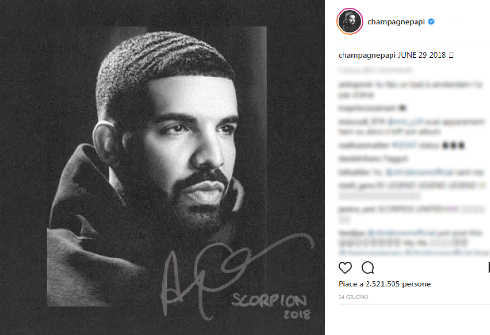 Drake pubblica "Scorpion", il nuovo album: c'è anche un feat con Michael Jackson! 