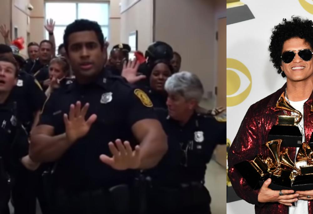 Il lip sync dei poliziotti su "Uptown Funk" di Bruno Mars è perfetto: il loro video diventa virale