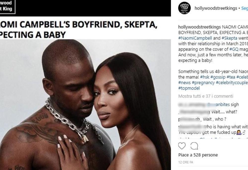 Naomi Campbell è incinta?
