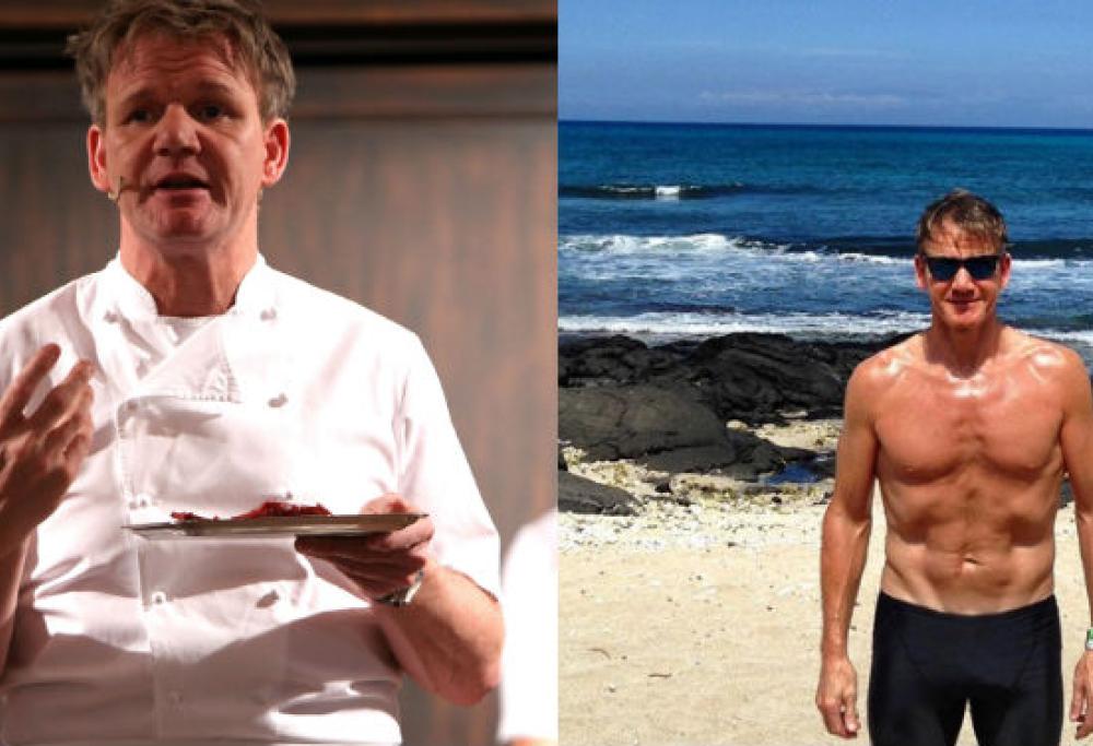 Gordon Ramsay ha perso 18 kg e mostra orgoglioso il suo nuovo fisico