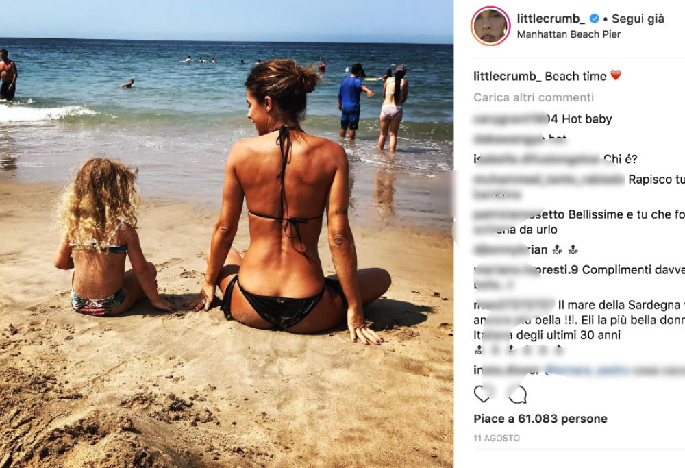 Elisabetta Canalis: “Vi spiego perché non mostro il volto di mia figlia sui social”