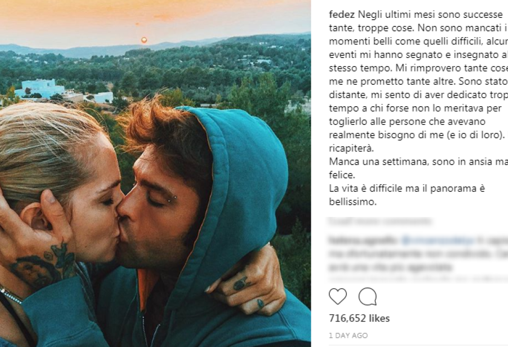 Fedez è sempre più emozionato dal suo imminente matrimonio