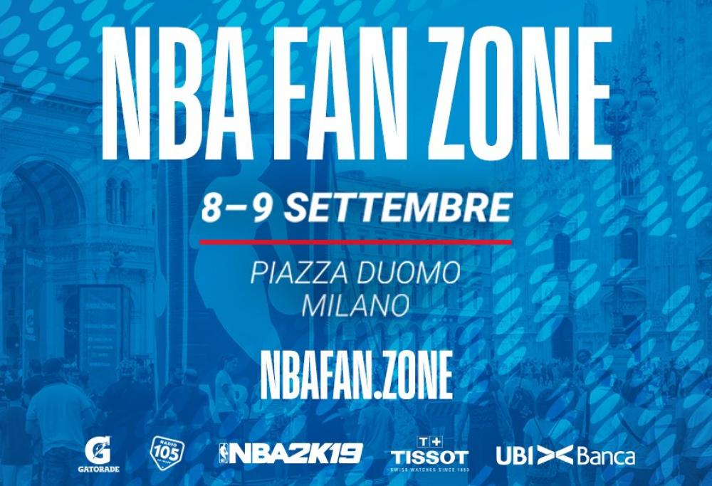 L'8 e il 9 settembre Radio 105 vi aspetta a Milano all'NBA Fan Zone