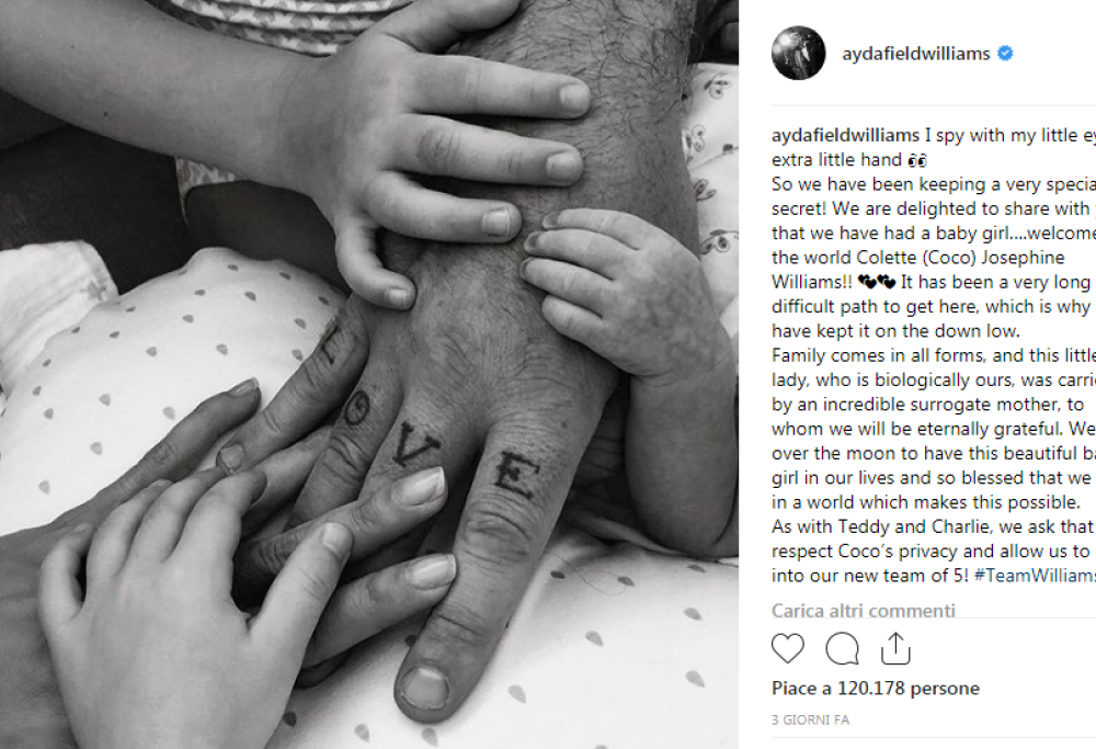 Robbie Williams di nuovo papà a sorpresa: la terza figlia arriva da madre surrogata