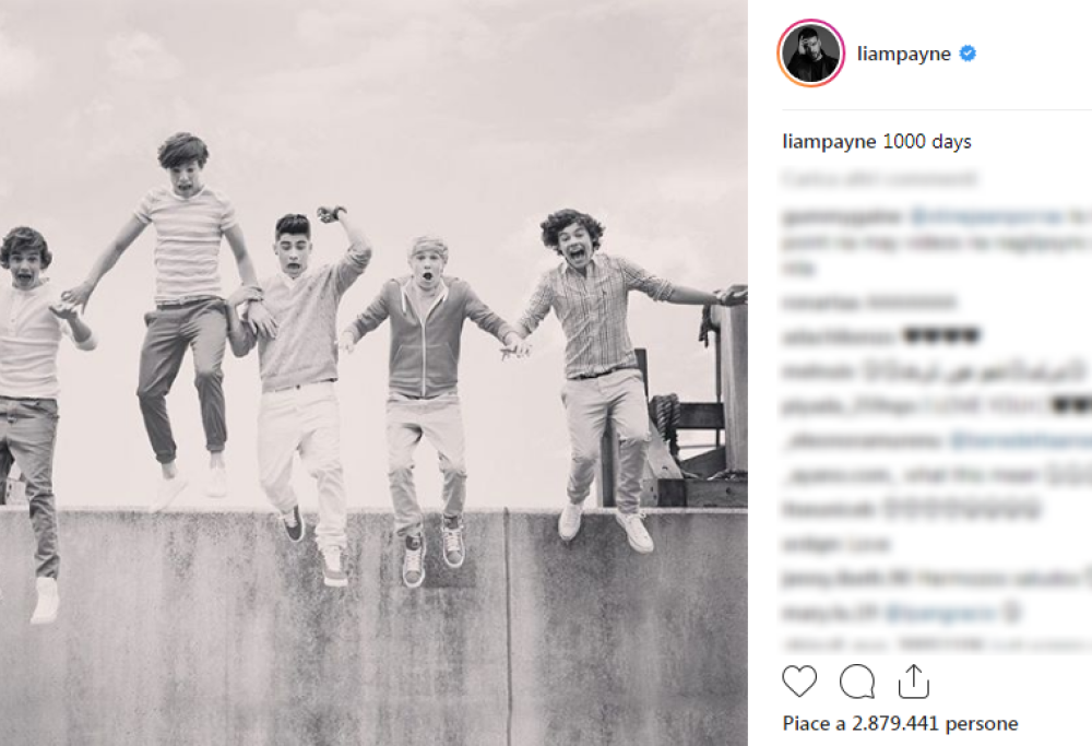 Mille giorni senza One Direction: il ricordo di Liam Payne