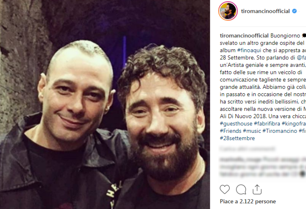 Tiromancino: nel nuovo album ci sarà anche Fabri Fibra