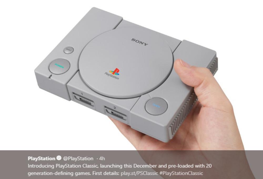Sony presenta la console per i nostalgici della PlayStation Classic