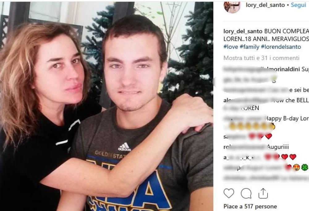 Lory Del Santo: “Mio figlio Loren si è tolto la vita”