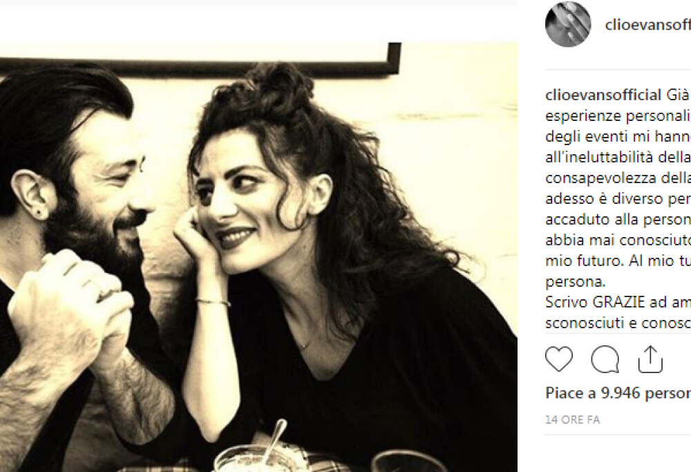 Emanuele Spedicato, il post della moglie Clio: "Grazie a tutti per le preghiere e per l’energia positiva"