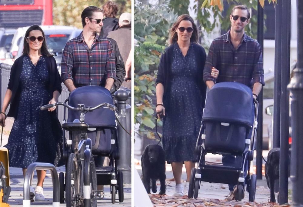Le prime foto di Pippa Middleton con il bambino