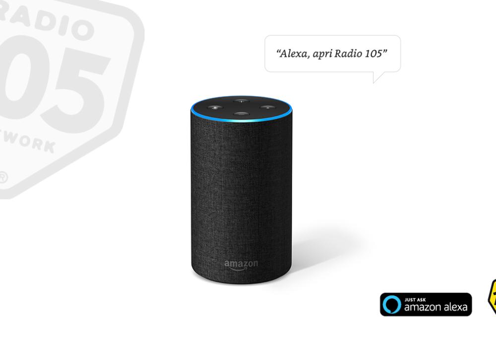 Alexa, apri Radio 105! 