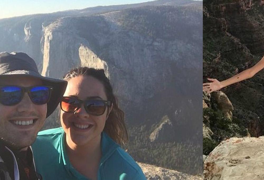 Si fanno un selfie su un precipizio e inquadrano la coppia che morirà poco dopo