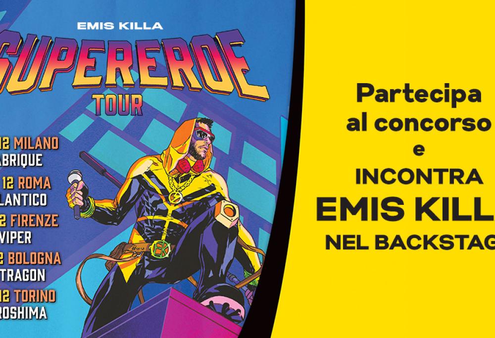 Ti piacerebbe partecipare ai concerti di Emis Killa e avere la possibilità di incontrarlo con Radio 105