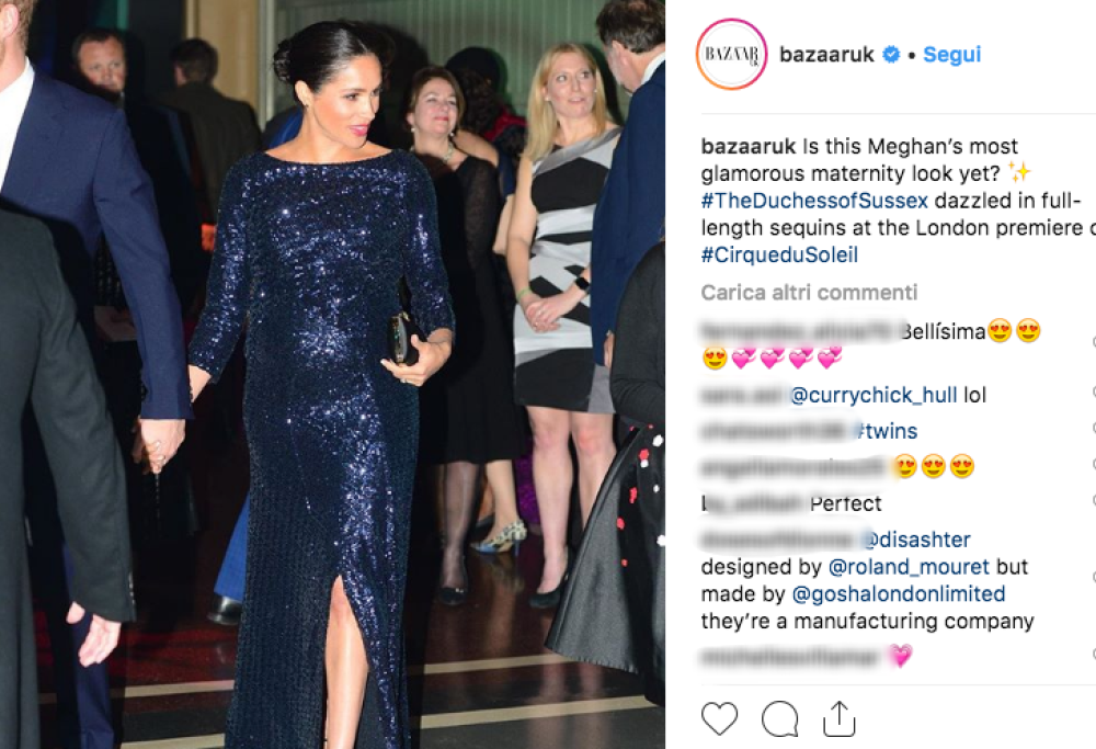 Meghan sfoggia un look molto glam (e infrange ancora il protocollo)