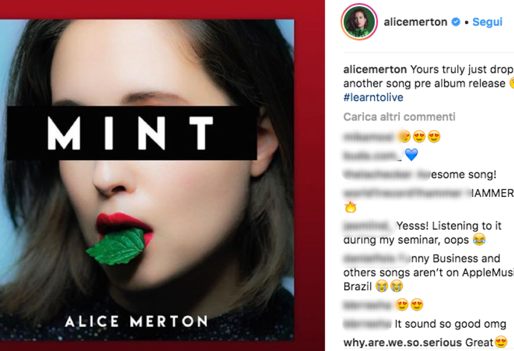 Alice Merton: esce oggi il suo primo album “Mint”
