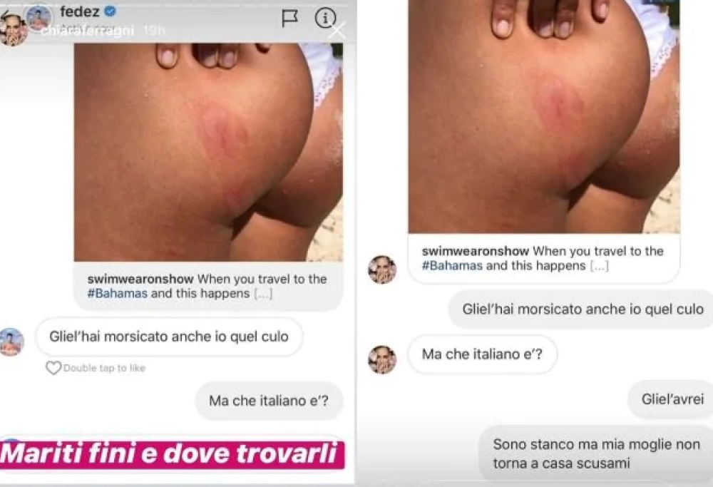 Fedez fa un commento hot, Chiara Ferragni lo bacchetta: gli screenshot