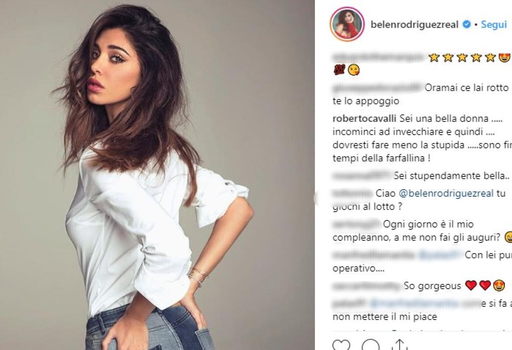 Roberto Cavalli contro Belen: “Stai invecchiando, fai meno la stupida”
