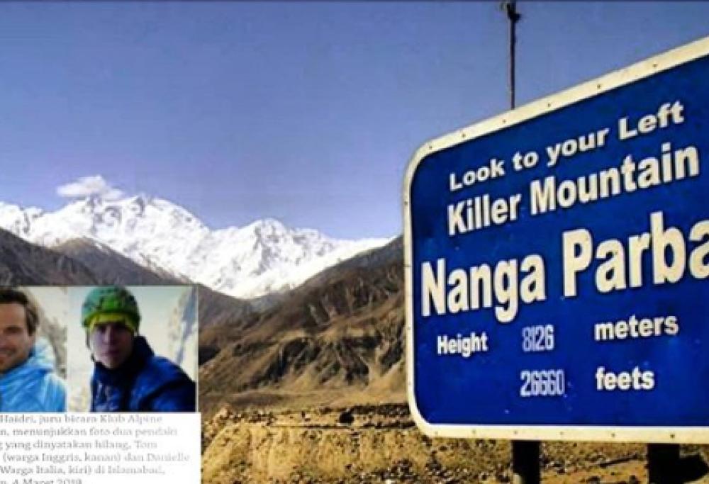 Alpinisti dispersi: due sagome individuate con un telescopio sul Nanga Parbat