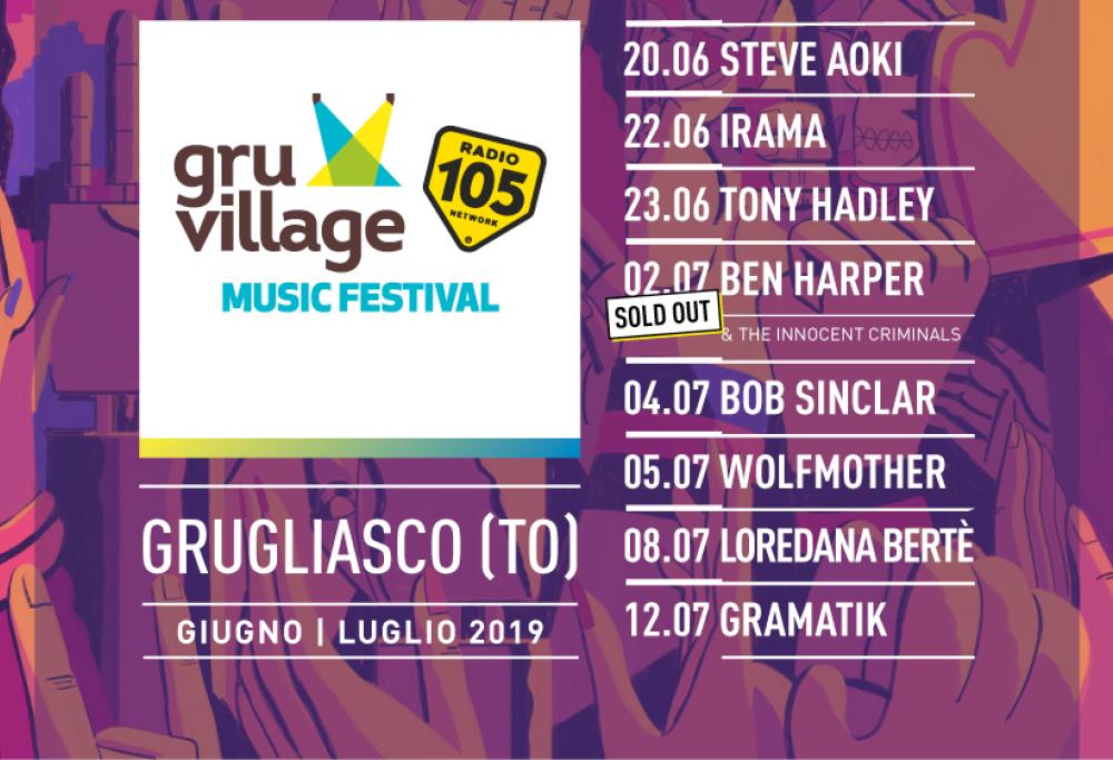GruVillage 105 Music Festival: Irama si aggiunge alla line up 