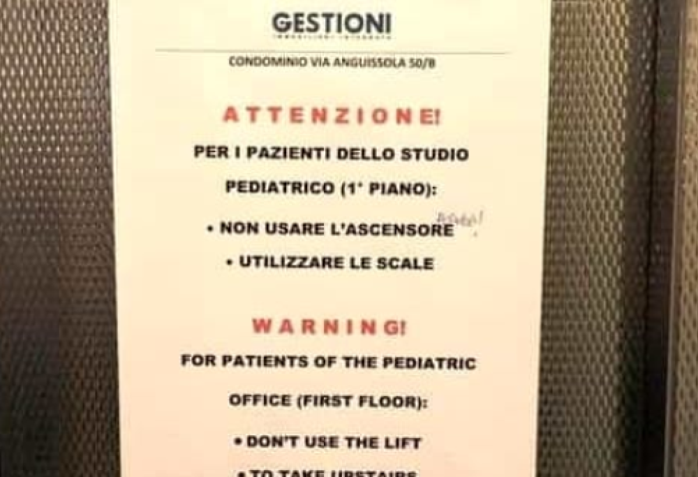 Milano: mamme che vanno dal pediatra minacciate dagli inquilini del palazzo