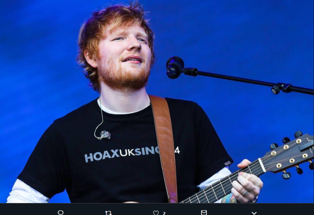 Ed Sheeran è stato nominato "Artista inglese del decennio"