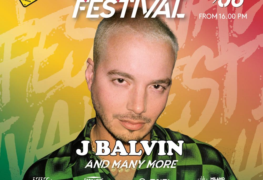 J Balvin al Mamacita Festival il 14 giugno all’Ippodromo Snai San Siro di Milano 