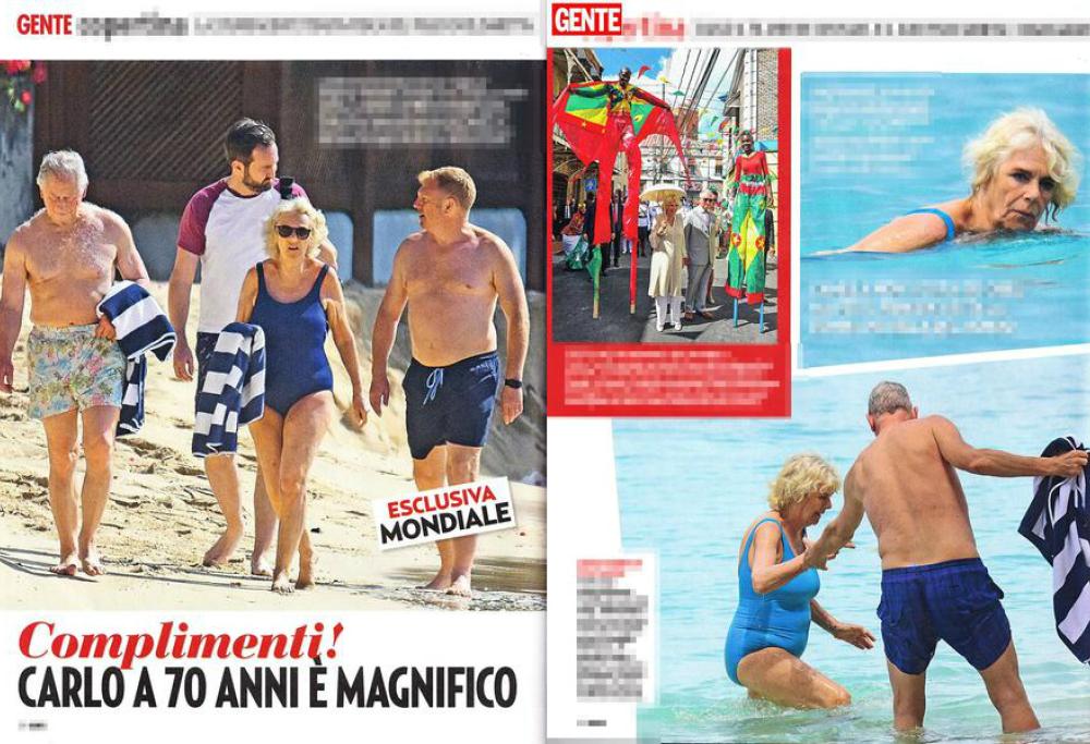 Carlo e Camilla al top: eccoli in costume da bagno alle Barbados