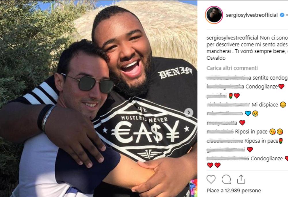 Sergio Sylvestre di "Amici" piange la morte dell'amico dj