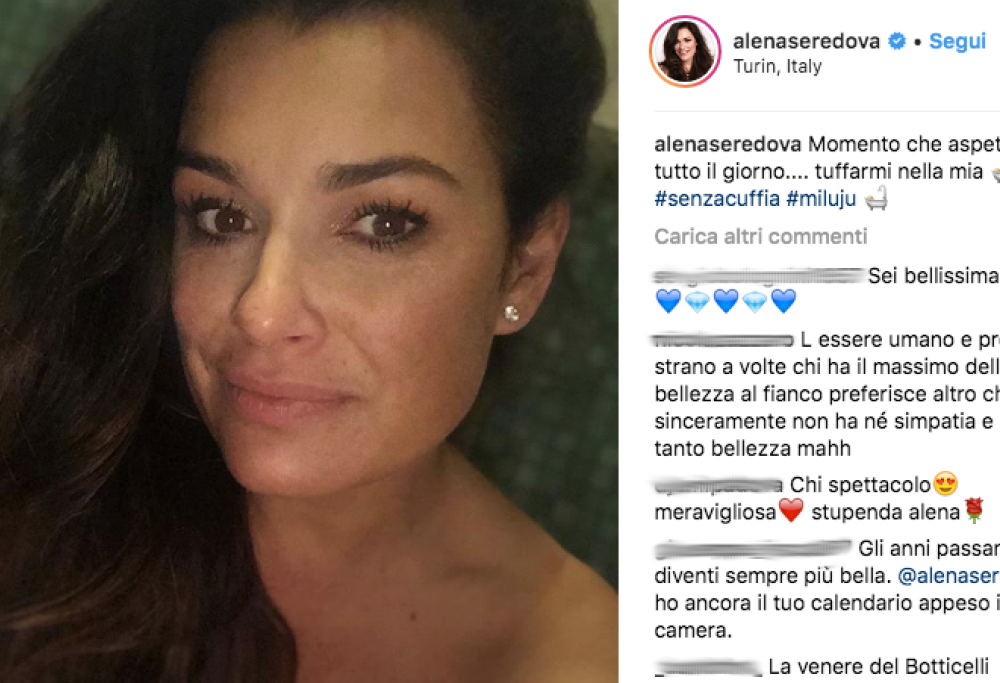Alena Seredova pubblica una foto hot, i fan: “Gigi, che errore che hai fatto”