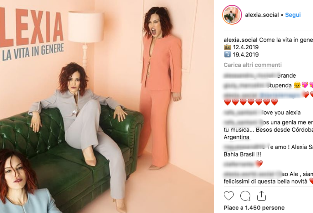 Alexia, fuori oggi il nuovo singolo “Come la vita in genere”