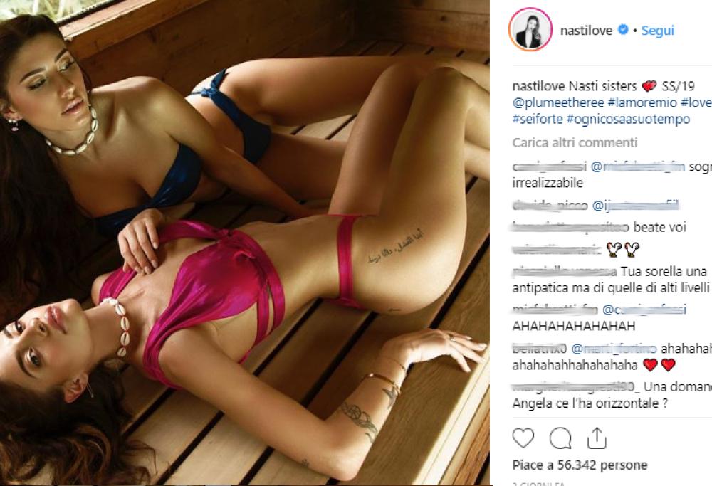 Angela e Chiara Nasti criticate: "siete la brutta copia delle Rodriguez"
