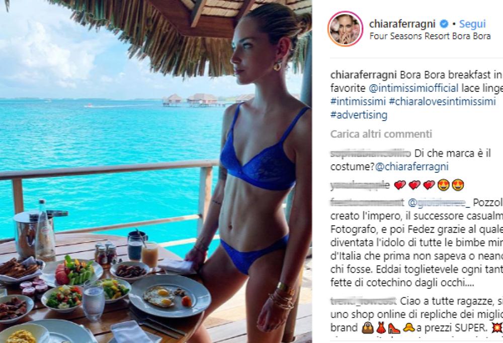 I fan a Chiara Ferragni: "Mangia, sei uno scheletro!"