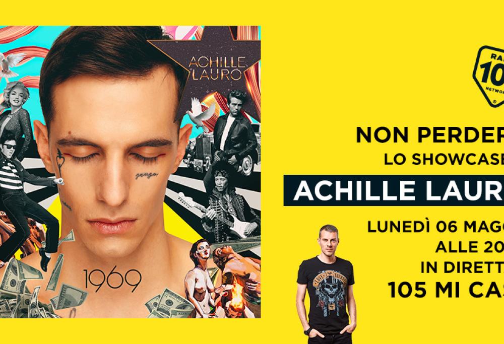 Achille Lauro: showcase esclusivo in diretta con Max Brigante il 6 maggio