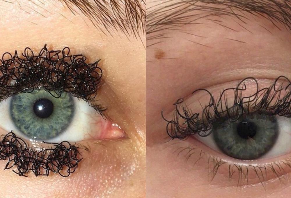 Ecco l'ultima (assurda) moda per le ciglia: arricciarle