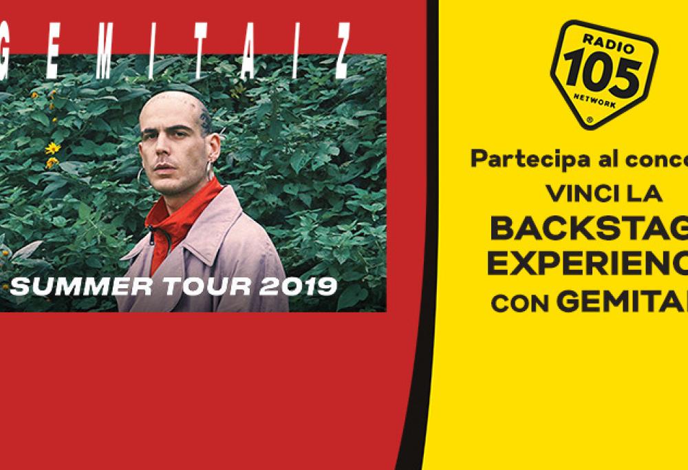 Partecipa al concorso per vincere la “Backstage Experience" ai concerti di Gemitaiz!