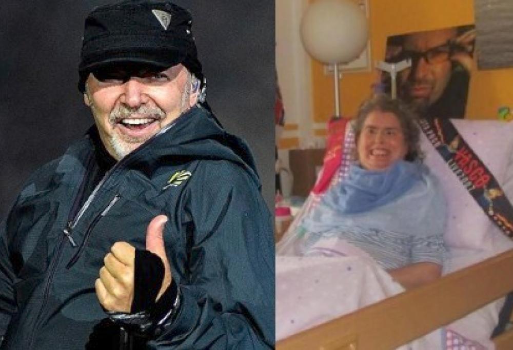 Vasco Rossi commovente: regala il biglietto del concerto sold out a una fan malata di sclerosi