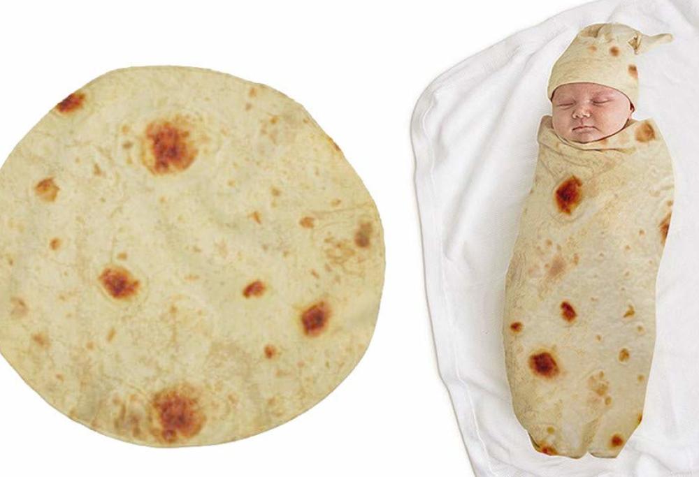 Arriva la coperta per trasformare tuo figlio in un delizioso burrito