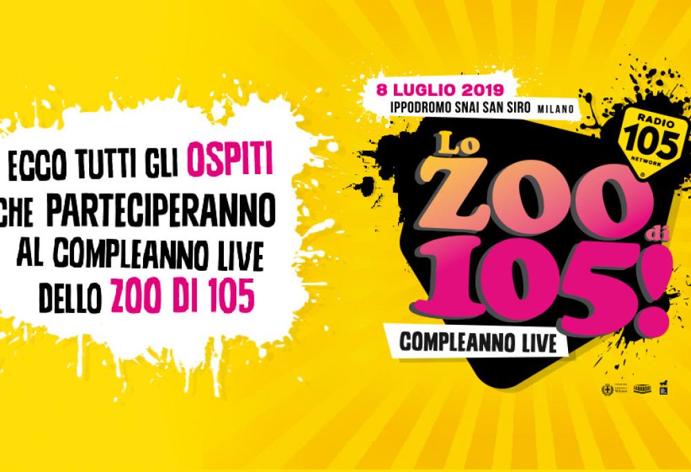 Ecco tutti gli ospiti presenti alla festa dei 20 anni de Lo Zoo di 105 