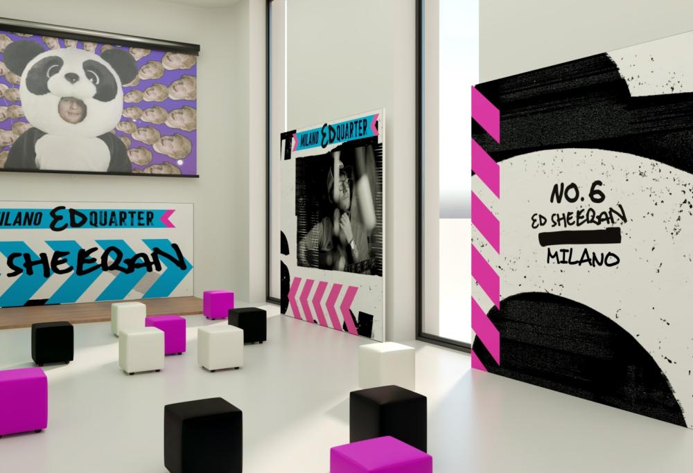 Ed Sheeran: nasce a Milano l’Ed Quarter, la prima “experience room” store dedicata 