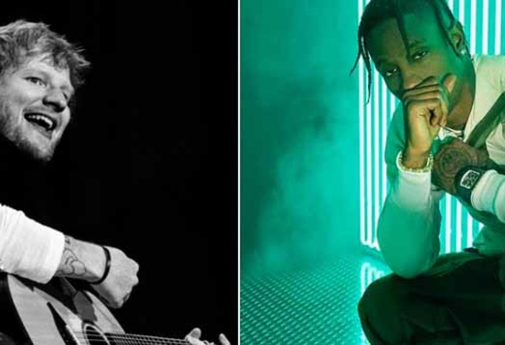 Ed Sheeran e Travis Scott: insieme sul palco per "Antisocial"