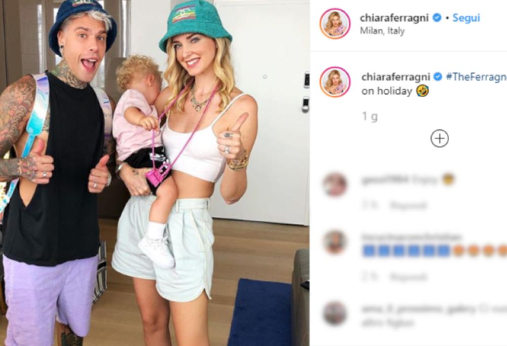 Ferragnez in partenza per le vacanze: la foto scatena gli haters