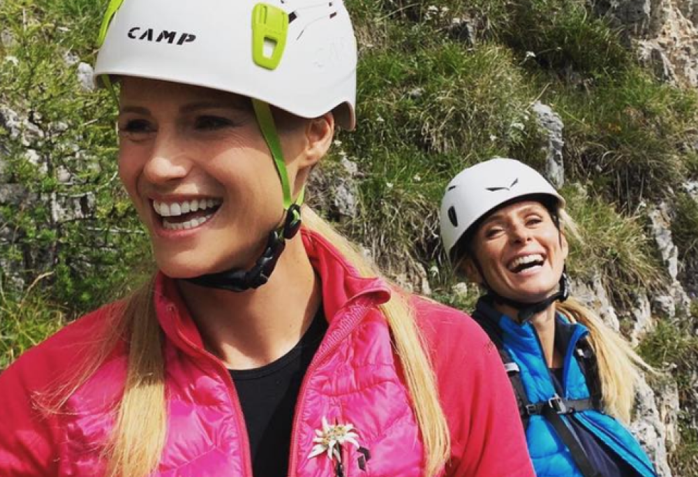 Michelle Hunziker fa infuriare i fan in montagna